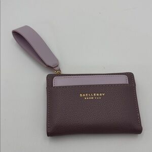 Baellerry Purple Wristlet Wallet
